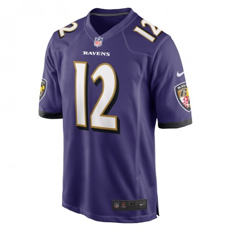 Baltimore Ravens Tröjor Rashod Bateman 12 Nike Lila 2021 NFL Draft - Herr Baltimore Ravens Tröjor Rashod Bateman 12 Nike Lila 2021 NFL Draft - Herr